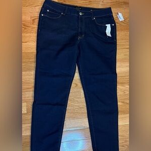Tahari Women's Dark Blue Skinny Jeans